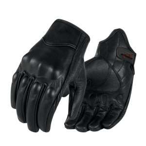 Superbike Full finger Goat Skin Leather Touch Screen Motorcycle Gloves Men