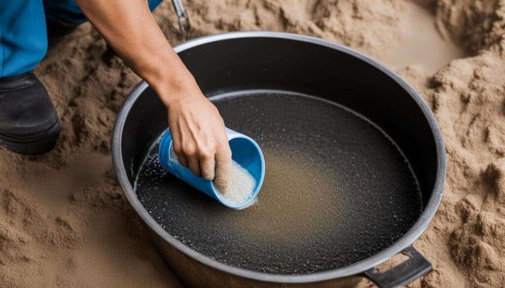 Cleaning cookware on the go with limited water resources