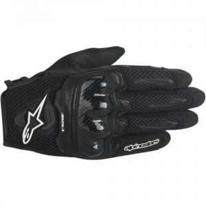 Alpinestars SMX-1 Air Mens Motorcycle Gloves - Black - Large