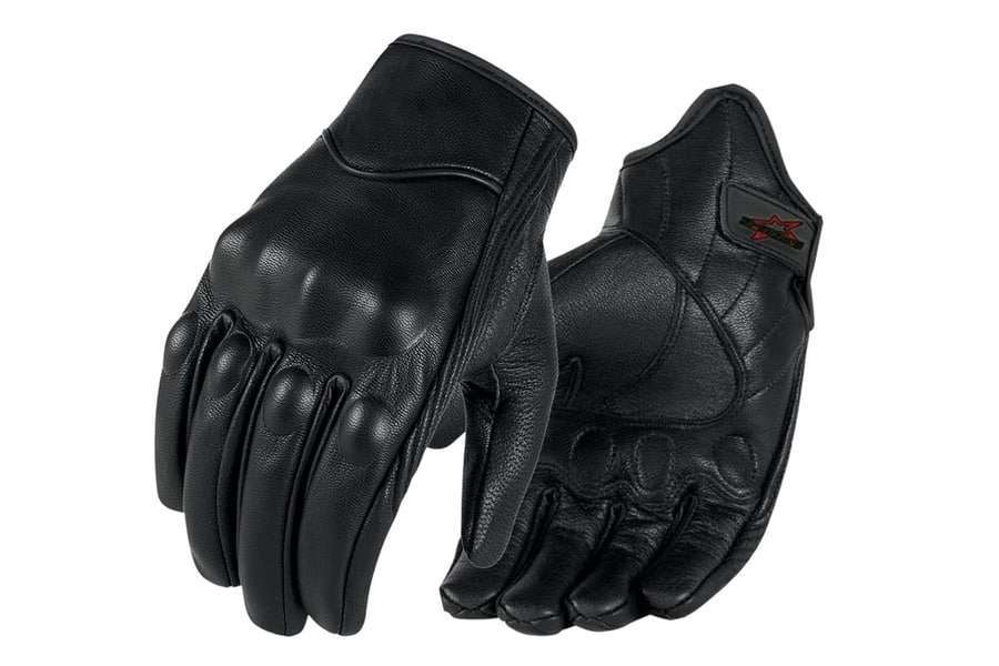 Full finger Goat Skin Motorcycle Gloves