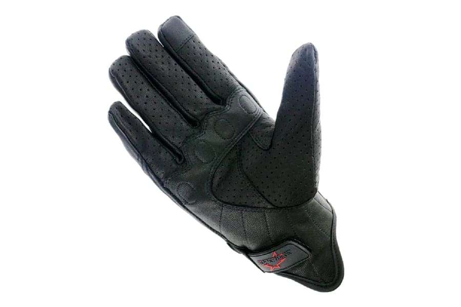 Full Finger Goat Skin Leather Motorcycle Gloves
