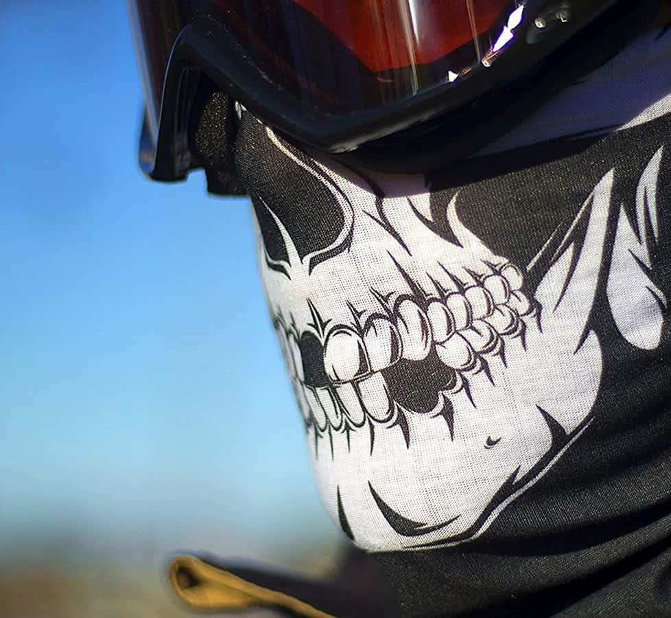 Skull Outdoor Motorcycle Face Mask