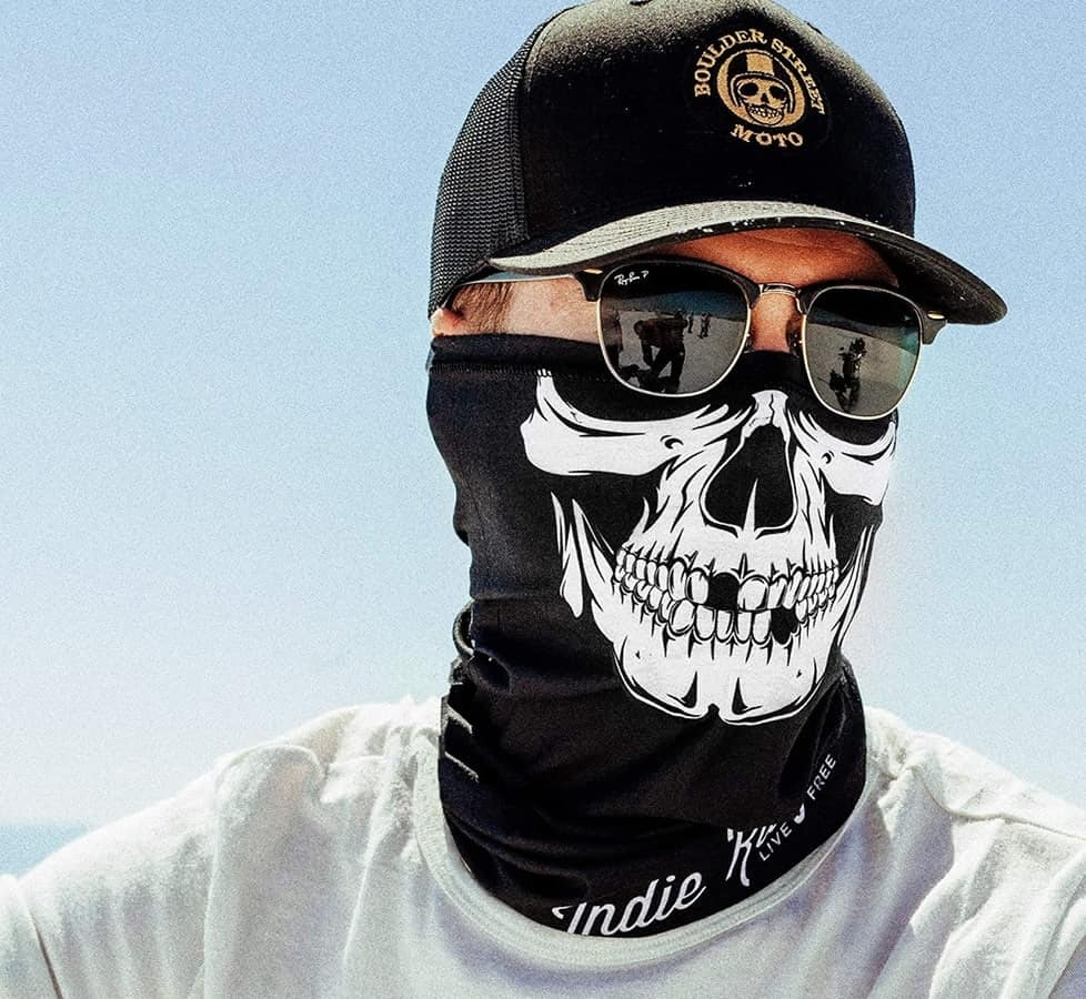 Skull Outdoor Motorcycle Face Mask