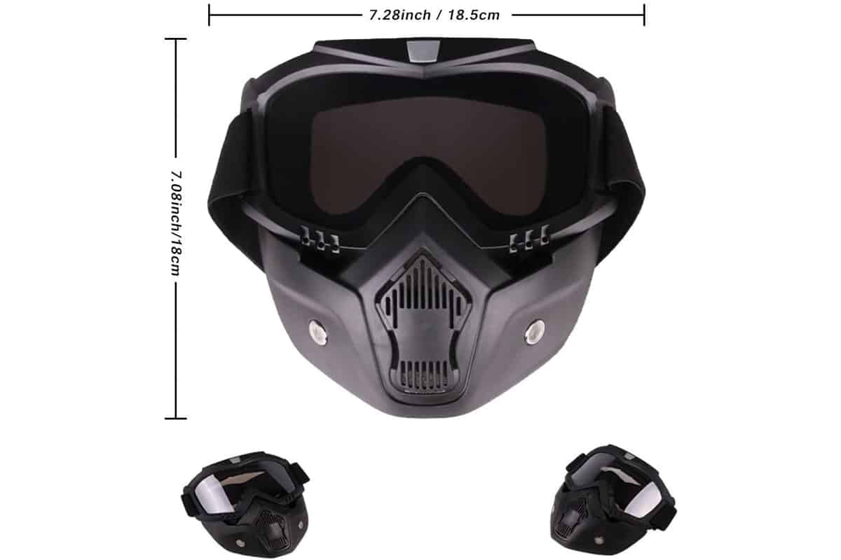 PiscatorZone Kids Goggles Mask
