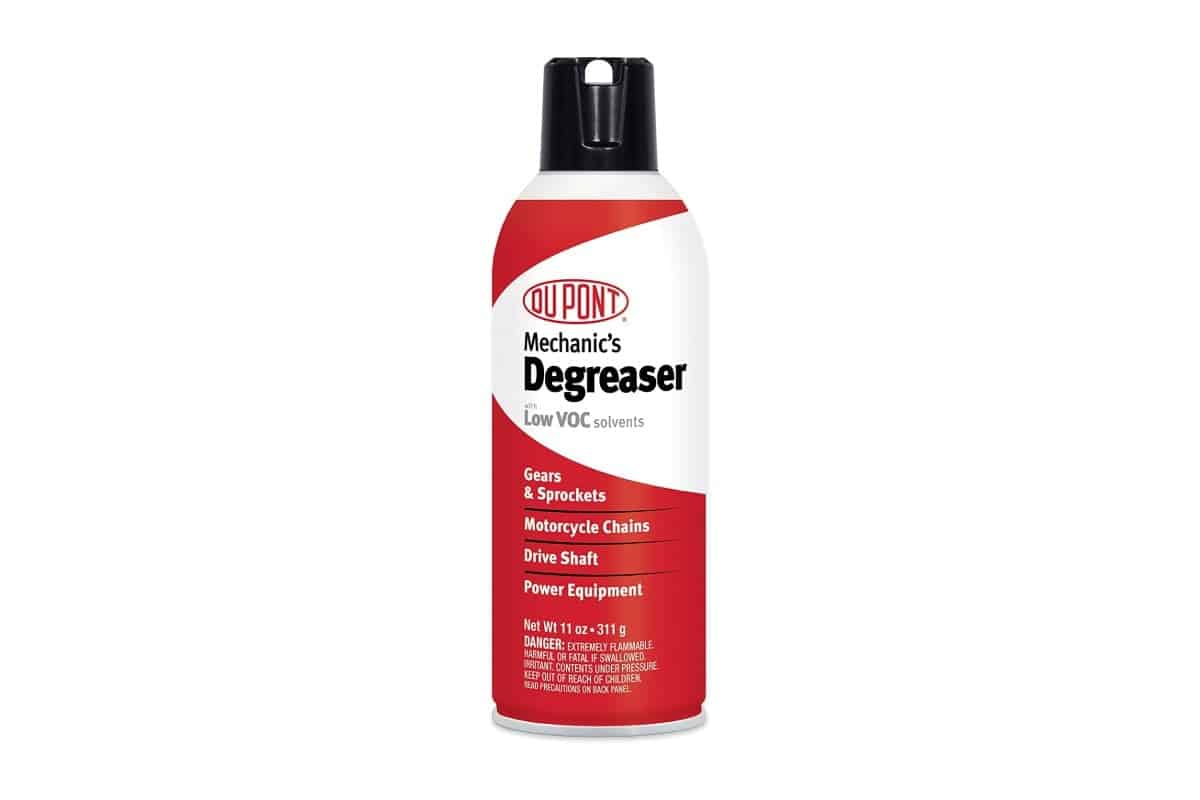 DuPont Motorcycle Degreaser container white background