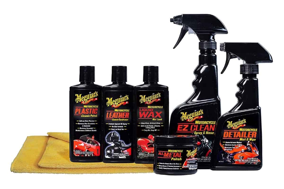 Meguiar's Motorcycle Care Kit with towel