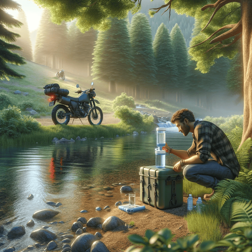 clean water for moto camping